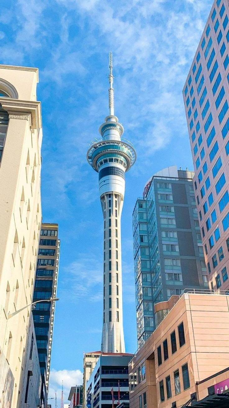 Just Opposite To Sky Tower , 2 Bed 2 Bath In Cbd Lägenhet Auckland Exteriör bild